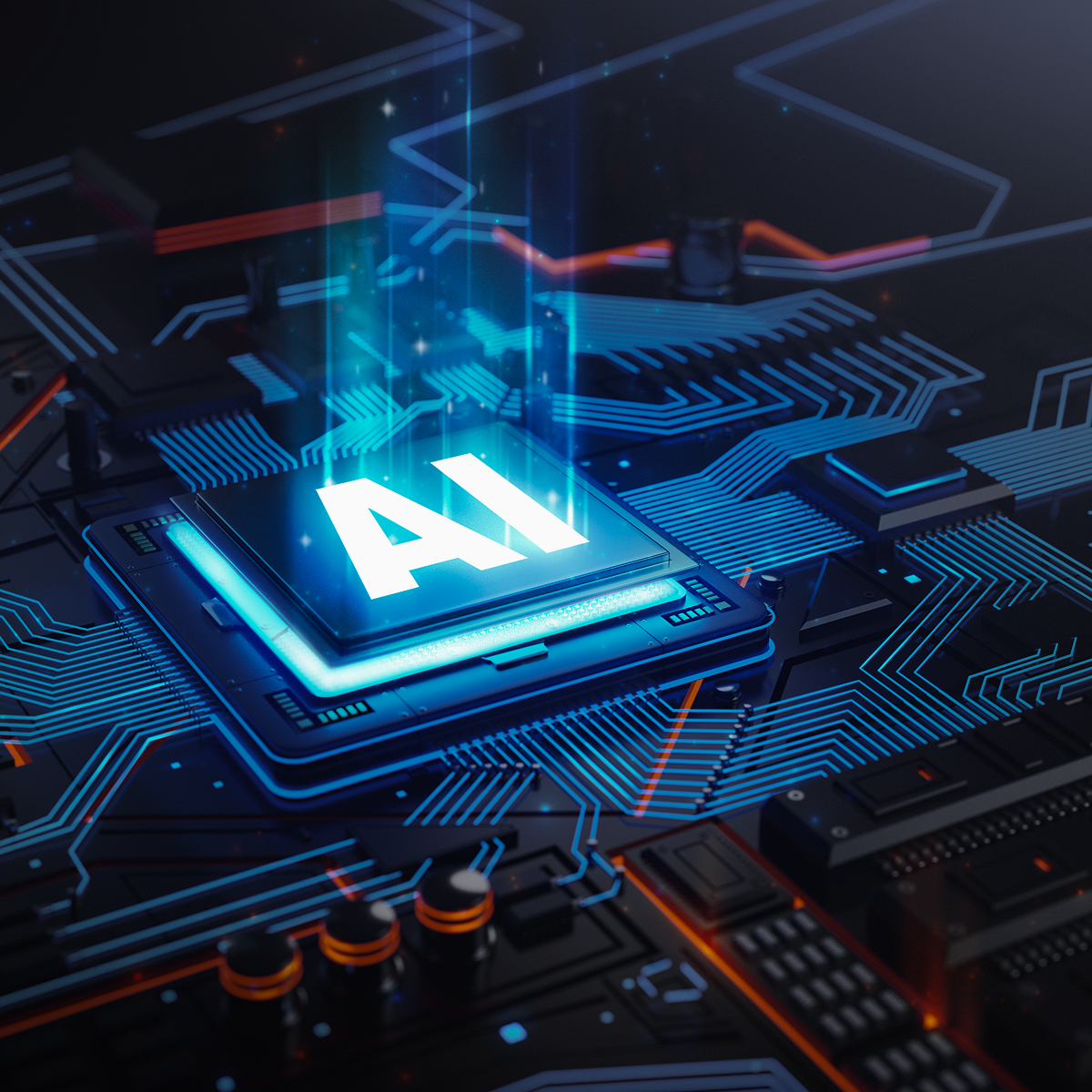 AI circuit board powering VCloud Intelligence
